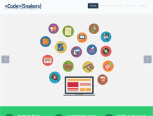 Tablet Screenshot of codesnakers.com